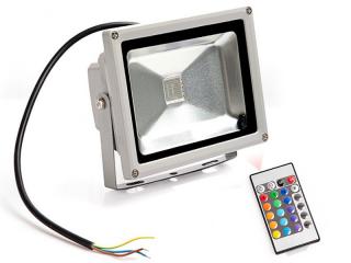 RGB LED Reflektor 30W + diaľkové