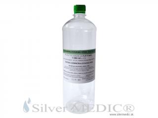 DEMINERALIZOVANÁ VODA 1000 ML – pre majiteľov prístroja Silver MEDIC®