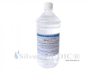 VODA PRE VÝROBU 1000 ML – pre majiteľov prístroja Silver MEDIC®