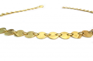 Prekrásny náhrdelník DARIA zo žltého zlata  +servis + krabička, darček