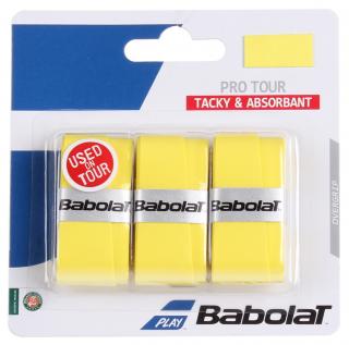 Pro Tour overgrip 2016                                                    vrchná omotávka 0,6 mm, 3 ks balenie: 3 ks, Farba: žlutá