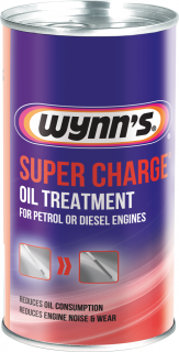 WYNN'S SUPER CHARGE® OIL TREATMENT FOR PETROL OR DIESEL ENGINES 300ml – Prísada do oleja BENZÍN/DIESEL 300ml