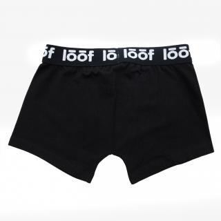 Boxerky loof | Černé Velikost pro děti: 140-152 (10-12 let)