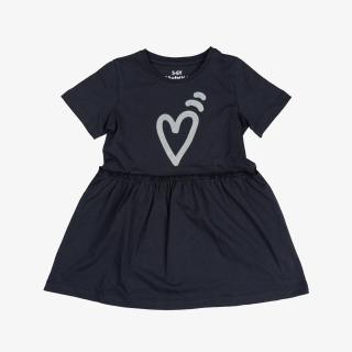 Dětské Šaty Tee Dress Mala | Černá  Antracitová černá velikost: 110 (4-5 let)