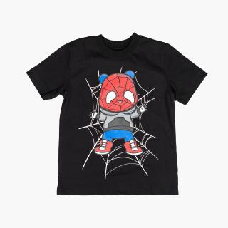 Dětské Spiderpanda Tričko | Černá  Černé velikost: 92 (1-2 let)