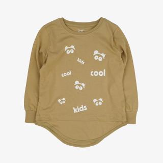 Dětské Tričko Si:bling Cool Kids | Khaki  Khaki velikost: 92 (1-2 let)