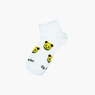 Ponožky Dospělé Kotníkové Sun | Bílá Velikost ponožek: 43-46 (28-30 cm)