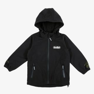 Softshell Bunda Zig Zag | Černá Velikost pro děti: 92 (1-2 let)