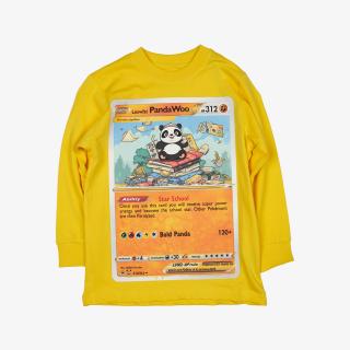 Tričko Wide Poke Panda | žluté velikost: 110 (4-5 let)