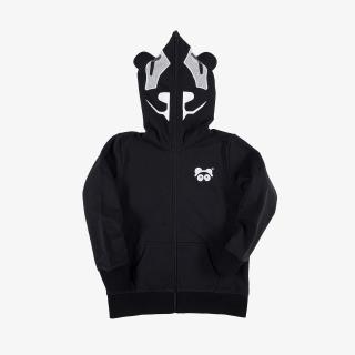 Zip Mikina Panda LOOWFAT23 | Černá Velikost pro děti: 122-128 (7-8 let)
