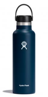 Hydro Flask Nerezová termolahev Standard Mouth Flex Cap 21 oz (621 ml) Tmavě modrá