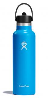 Hydro Flask Nerezová termolahev Standard Mouth Straw Cap 21 oz (621 ml) Modrá