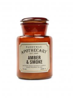 Paddywax Přírodní vonná svíčka Apothecary Amber & Smoke 226 g