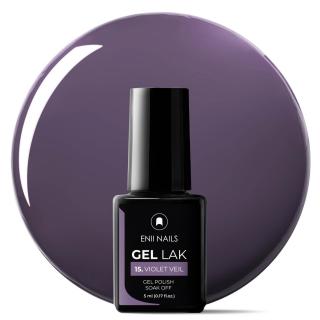 Gél lak 15 Violet Veil 5 ml