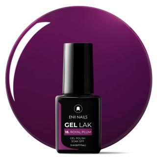 Gél lak 18 Royal Plum 5 ml