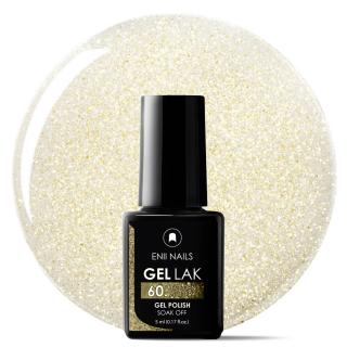 Gél lak 60 Golden Glitter 5 ml