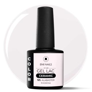 Gél lak Ceramic 121 Alabaster - gélový lak bez HEMA, 10 ml