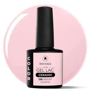 Gél lak Ceramic 128 Rousy - gélový lak bez HEMA, 10 ml