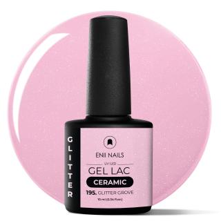 Gél lak Ceramic 195 Glitter Grove - gélový lak bez HEMA, 10 ml