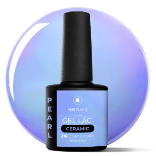 Gél lak Ceramic 216 Lilac Lullaby - gélový lak bez HEMA, 10 ml