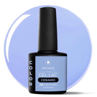 Gél lak Ceramic 221 Celestine - gélový lak bez HEMA, 10 ml