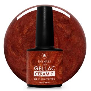 Gél lak Ceramic 30 Chilli Pepper - gélový lak bez HEMA, 10 ml