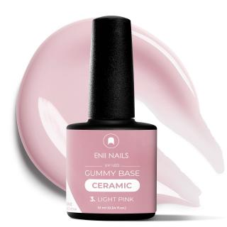 Gummy Base Ceramic 03 - gumová báza na nechty, 10 ml
