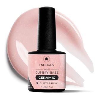 Gummy Base Ceramic 09 - gumová báza na nechty, 10 ml