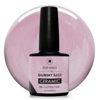 Gummy Base Ceramic 10 Glitter Pink 10 ml
