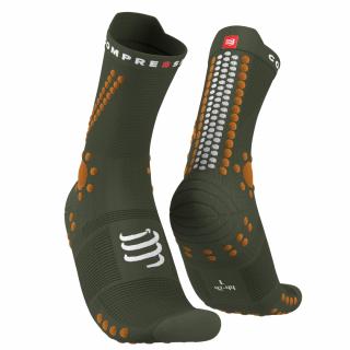 Bežecké ponožky Pro Racing Socks v4.0 Trail - green/cheddar Veľkosť: T2 (EUR 39 - 41)