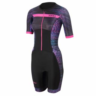 Dámsky Triatlonový Trisuit Zone3 Activate+ Momentum - pink Veľkosť: L