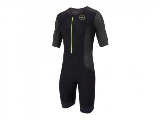 Pánsky triatlonový Trisuit Aquaflo Plus Zone3 - black/neon Veľkosť: L