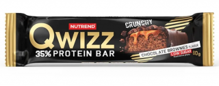 Proteinová tyčinka Nutrend qwizz - čokoládový brownies