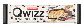 Proteinová tyčinka Nutrend qwizz - cookies cream