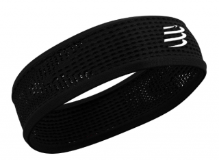 Športová čelenka Compressport Thin Headband ON/OFF Black