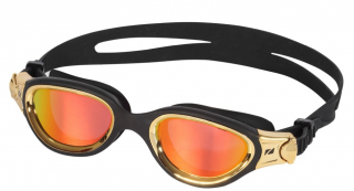 Triatlonové plavecké okuliare Zone3 Venator-X Polarized - black metallic /gold