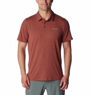 Clumbia Pánske POLO tričko Tech Trail™ Polo gaštanové Veľkosť: XL, Farba: Auburn Heather