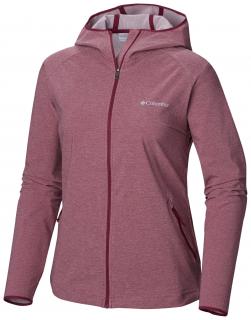 Columbia Dámska bunda Heather Canyon™ Softshell bordová Veľkosť: XS, Farba: Wine Berry Heat