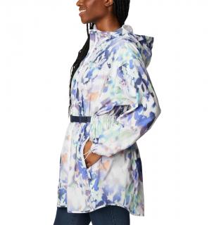 Columbia Dámska bunda Parkette™ Long Wind Jacket Veľkosť: M, Farba: White Impressio