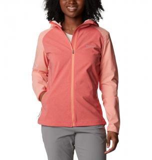 Columbia Dámska bunda softshell Heather Canyon™ marhuľová Veľkosť: L, Farba: Red Hibiscus, C