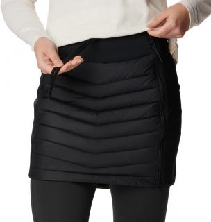 Columbia dámska sukňa Powder Lite™ II Skirt čierna Veľkosť: 12, Farba: Black