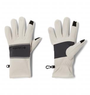 Columbia Dámske rukavice Fast Trek™ II Glove biele Veľkosť: XS, Farba: Dark Stone, Sha