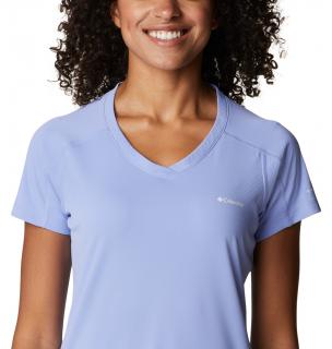 Columbia Dámske tričko Zero Rules fialkové Veľkosť: L, Farba: Serenity