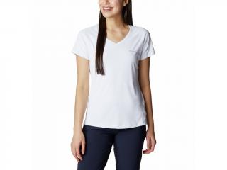 Columbia Dámske tričko Zero Rules™ Short Sleeve Shirt Veľkosť: L, Farba: White