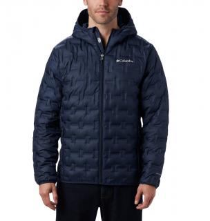 Columbia Pánska bunda Delta Ridge™ Down Hooded Jacket tmavo modrá Veľkosť: XL, Farba: Collegiate Navy