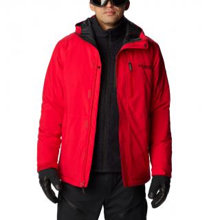 Columbia Pánska bunda Winter District™ II Jacket červená Veľkosť: L, Farba: Mountain Red