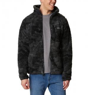 Columbia Pánska mikina Winter Pass™ Print Fleece Full Zip čierna Veľkosť: M, Farba: Black Coastline