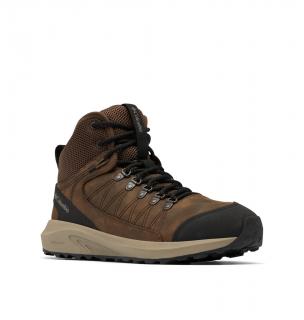 Columbia Pánska turistická obuv TRAILSTORM™ CREST MID WATERPROOF Veľkosť: 43, Farba: Cordovan, Black