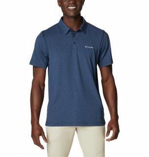 Columbia Pánske POLO tričko Tech Trail™ Polo tmavo modré Veľkosť: L, Farba: Collegiate Navy