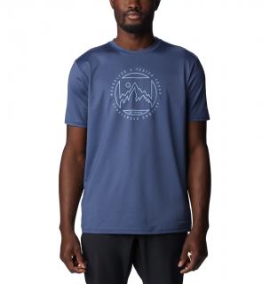 Columbia Pánske tričko M Ice Lake™ SS Tee Veľkosť: XL, Farba: Dark Mountain